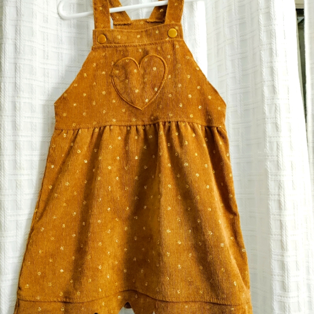 4t corduroy overall dress